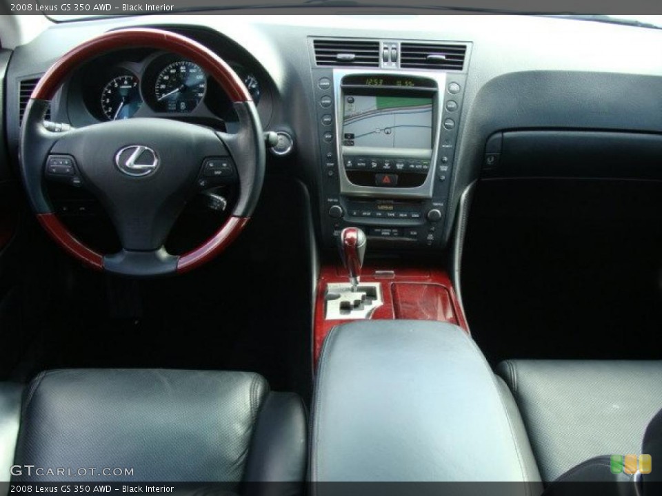 Black Interior Photo for the 2008 Lexus GS 350 AWD #38558754