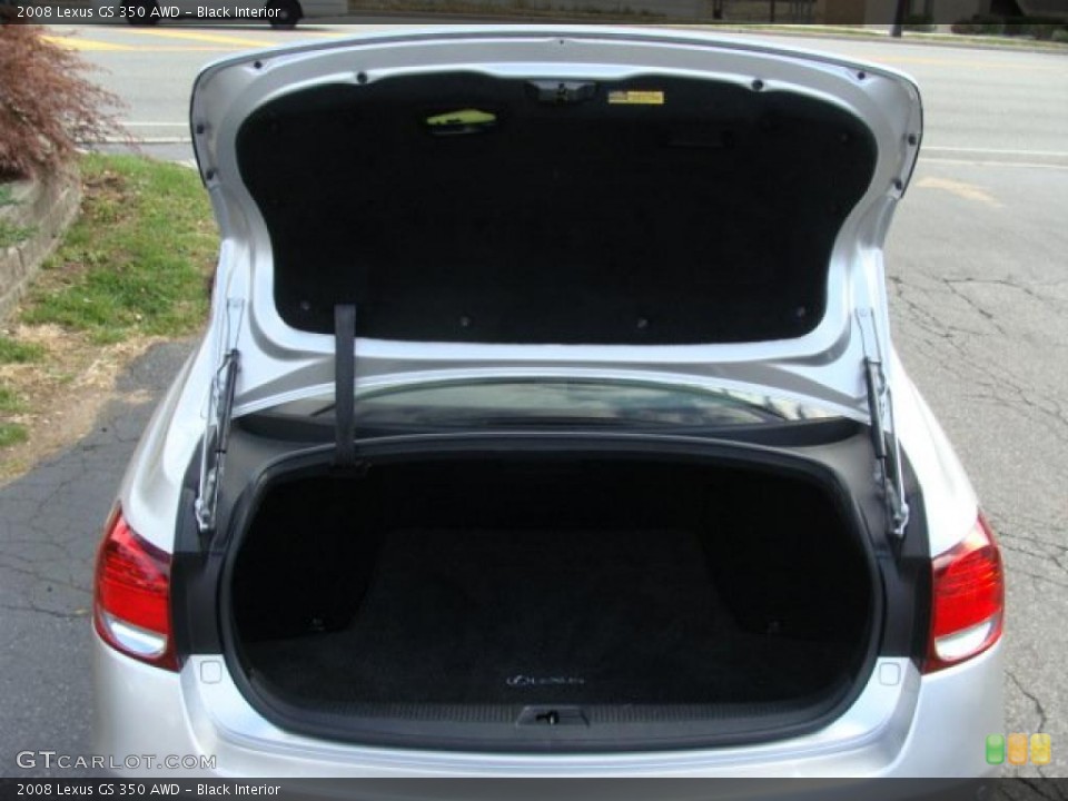 Black Interior Trunk for the 2008 Lexus GS 350 AWD #38558813