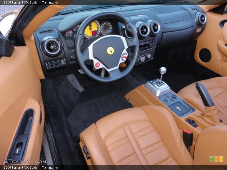 Tan Interior Photo for the 2006 Ferrari F430 Spider #38558969