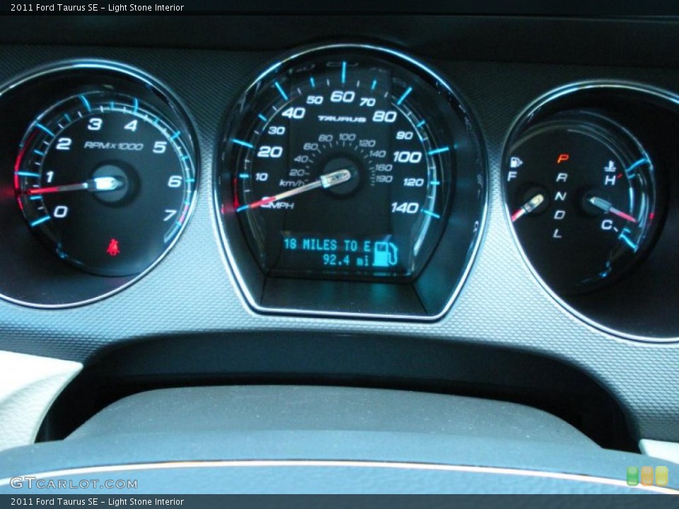 Light Stone Interior Gauges for the 2011 Ford Taurus SE #38559193