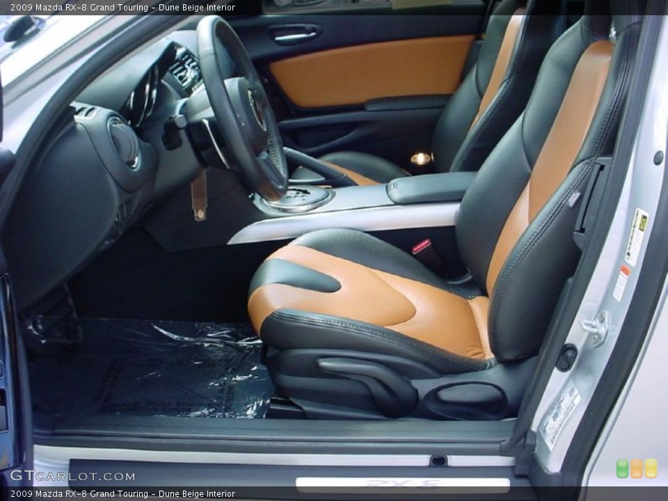 Dune Beige Interior Prime Interior for the 2009 Mazda RX-8 Grand Touring #38559965