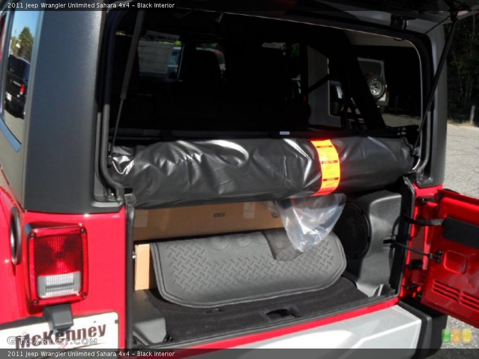 Black Interior Trunk for the 2011 Jeep Wrangler Unlimited Sahara 4x4 #38561457
