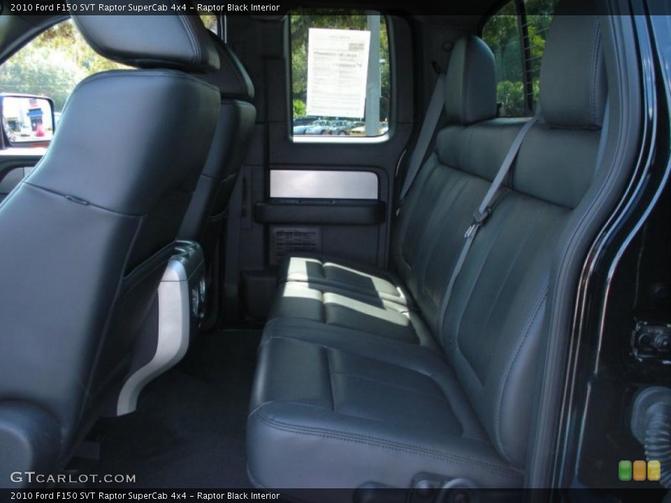 Raptor Black Interior Photo for the 2010 Ford F150 SVT Raptor SuperCab 4x4 #38561585
