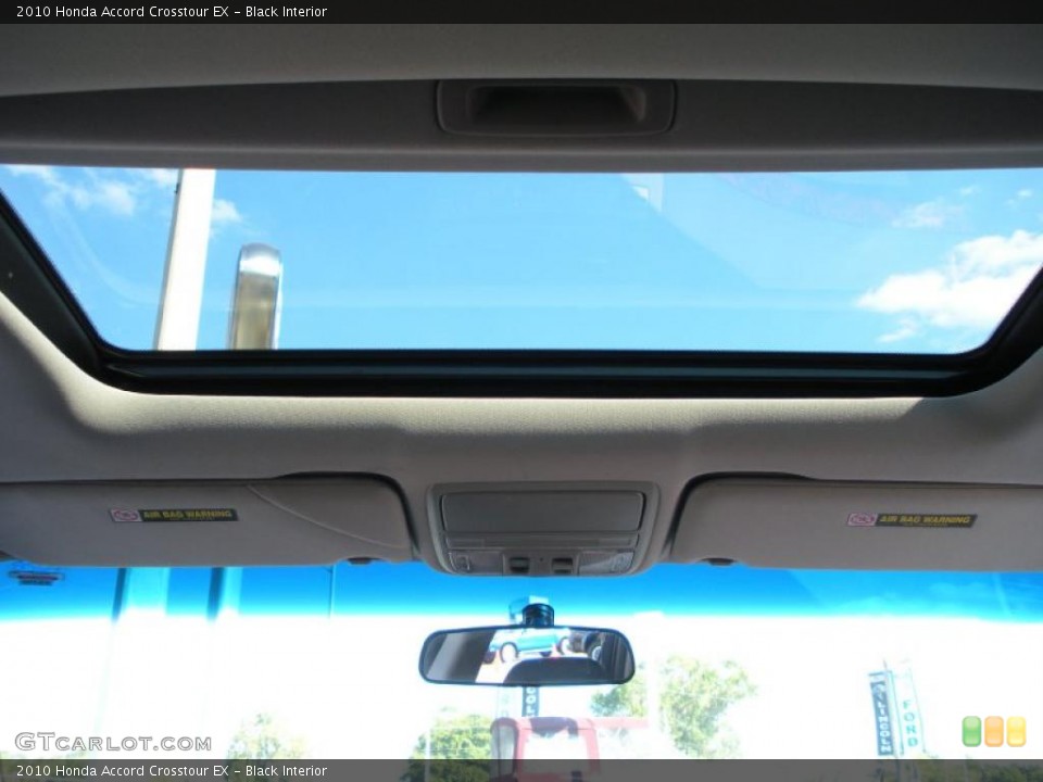 Black Interior Sunroof for the 2010 Honda Accord Crosstour EX #38562529