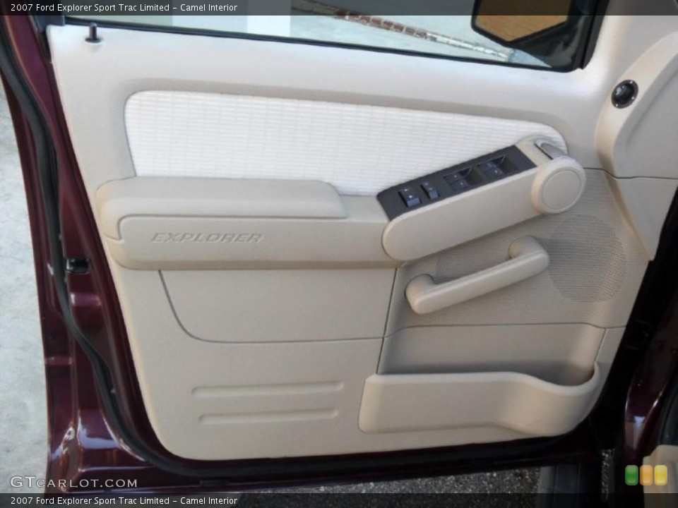 Camel Interior Door Panel for the 2007 Ford Explorer Sport Trac Limited #38564305