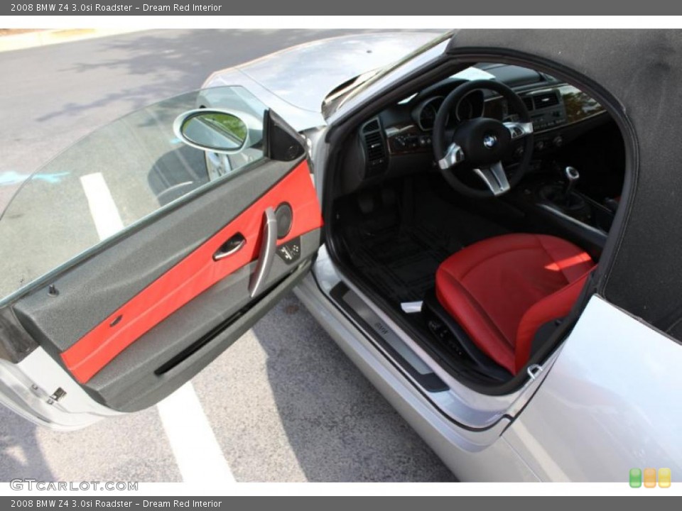 Dream Red Interior Photo for the 2008 BMW Z4 3.0si Roadster #38565605