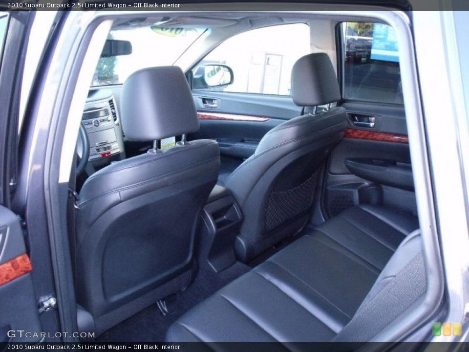 Off Black Interior Photo for the 2010 Subaru Outback 2.5i Limited Wagon #38566819