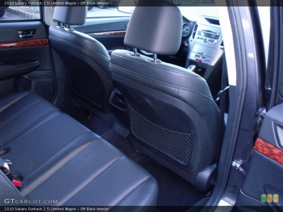 Off Black Interior Photo for the 2010 Subaru Outback 2.5i Limited Wagon #38566925
