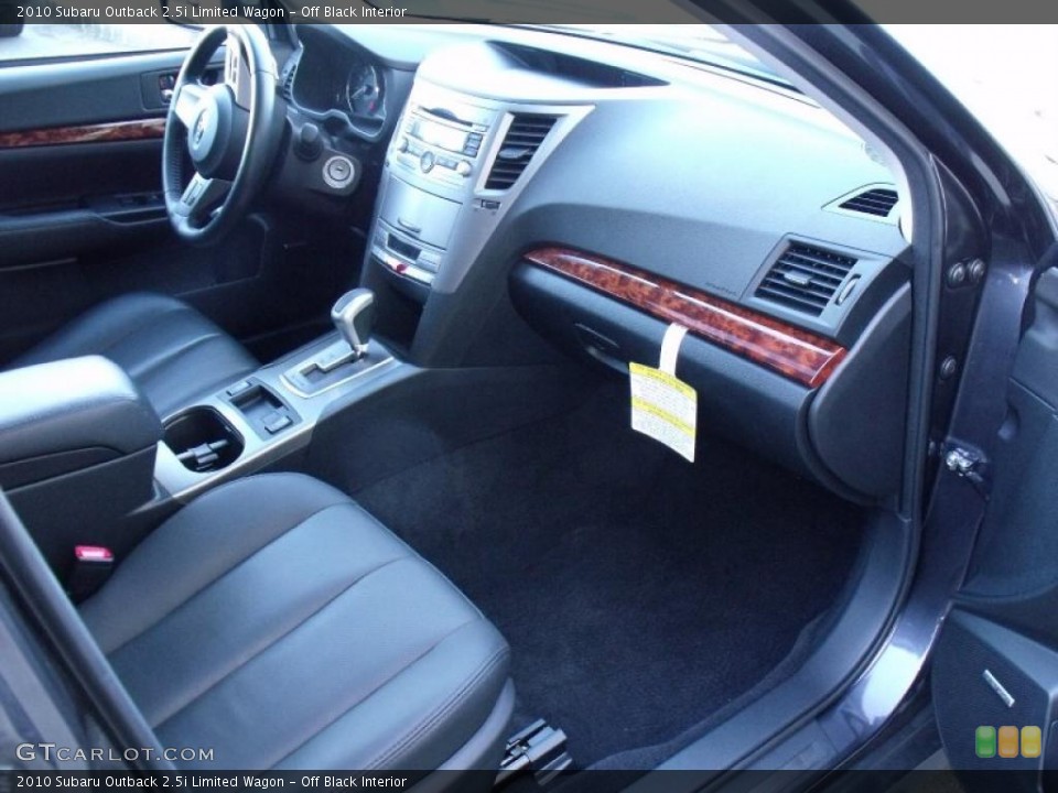 Off Black Interior Photo for the 2010 Subaru Outback 2.5i Limited Wagon #38566941