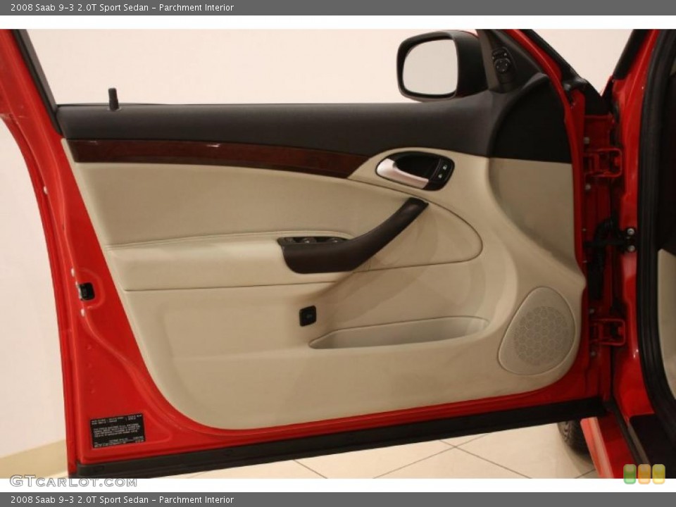 Parchment Interior Door Panel for the 2008 Saab 9-3 2.0T Sport Sedan #38567577