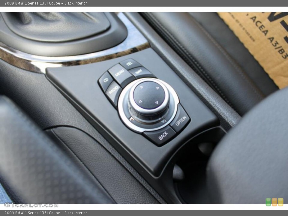 Black Interior Controls for the 2009 BMW 1 Series 135i Coupe #38569399