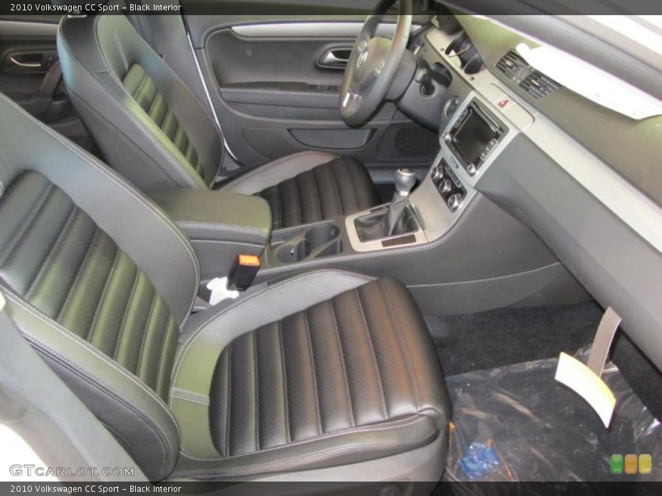 Black Interior Photo for the 2010 Volkswagen CC Sport #38570228