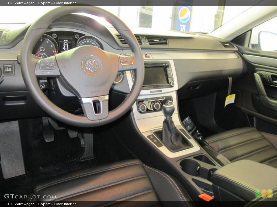 Black Interior Prime Interior for the 2010 Volkswagen CC Sport #38570268
