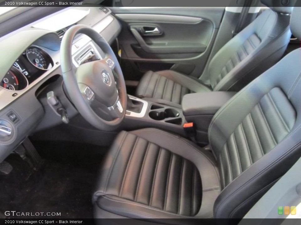 Black Interior Photo for the 2010 Volkswagen CC Sport #38570300