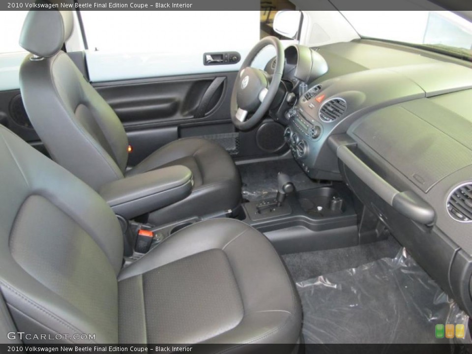 Black Interior Prime Interior for the 2010 Volkswagen New Beetle Final Edition Coupe #38571148