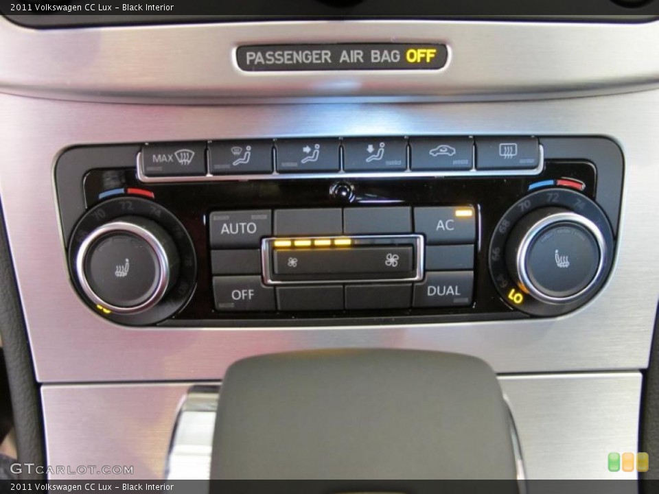 Black Interior Controls for the 2011 Volkswagen CC Lux #38571512