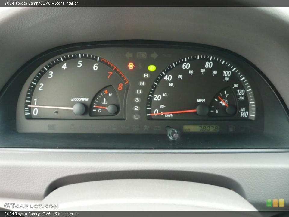Stone Interior Gauges for the 2004 Toyota Camry LE V6 #38571636