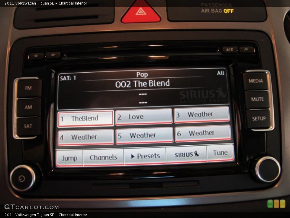 Charcoal Interior Navigation for the 2011 Volkswagen Tiguan SE #38571794