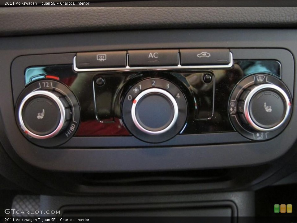 Charcoal Interior Controls for the 2011 Volkswagen Tiguan SE #38571808