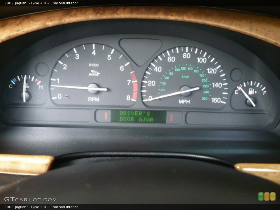 Charcoal Interior Gauges for the 2002 Jaguar S-Type 4.0 #38572180