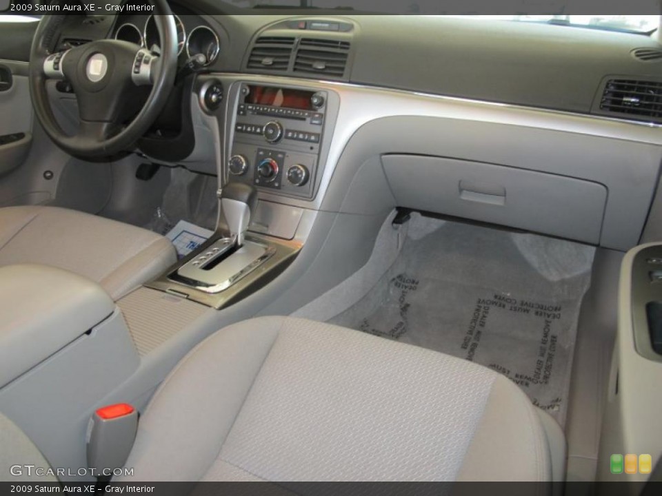 Gray Interior Dashboard for the 2009 Saturn Aura XE #38572308