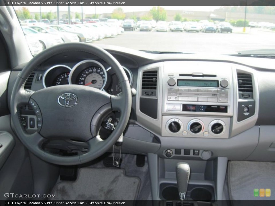 Graphite Gray Interior Dashboard for the 2011 Toyota Tacoma V6 PreRunner Access Cab #38572592