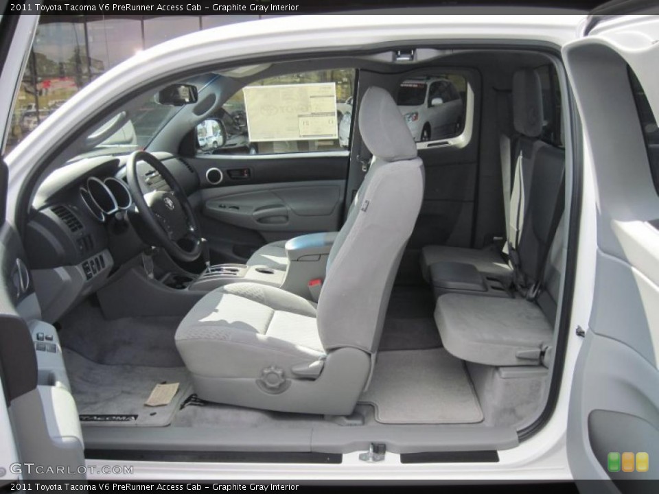 Graphite Gray Interior Prime Interior for the 2011 Toyota Tacoma V6 PreRunner Access Cab #38572608