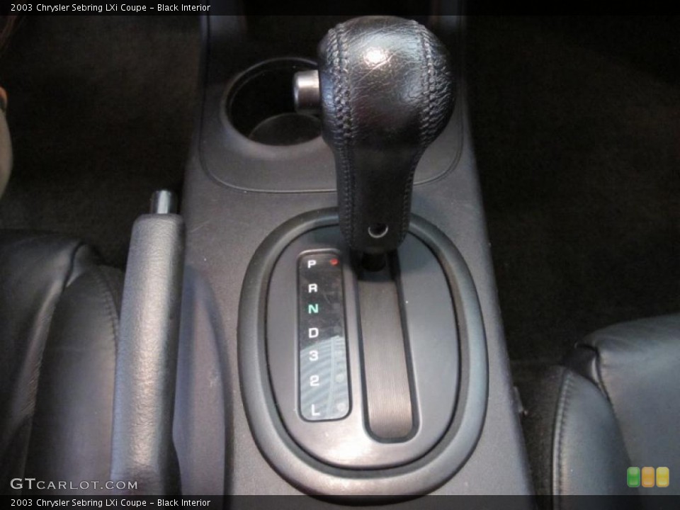 Black Interior Transmission for the 2003 Chrysler Sebring LXi Coupe #38572844