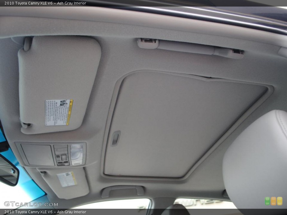 Ash Gray Interior Sunroof for the 2010 Toyota Camry XLE V6 #38572856