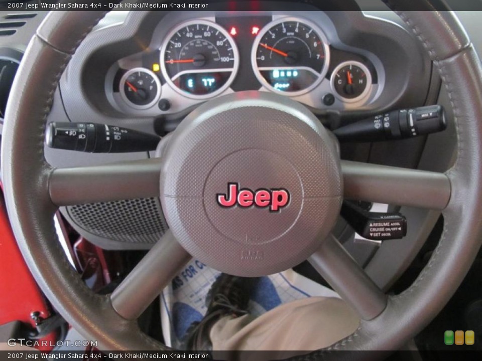 Dark Khaki/Medium Khaki Interior Gauges for the 2007 Jeep Wrangler Sahara 4x4 #38573792