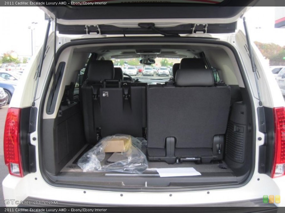 Ebony/Ebony Interior Trunk for the 2011 Cadillac Escalade Luxury AWD #38573808