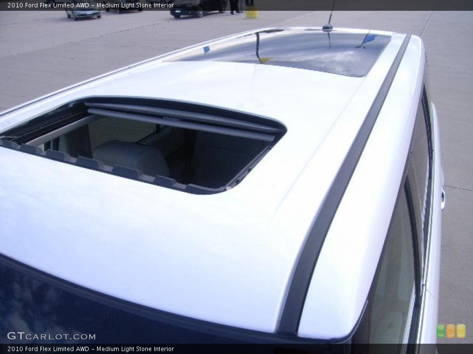 Medium Light Stone Interior Sunroof for the 2010 Ford Flex Limited AWD #38573820