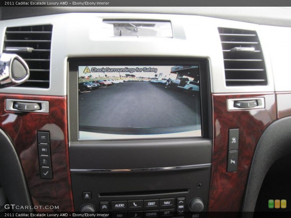 Ebony/Ebony Interior Controls for the 2011 Cadillac Escalade Luxury AWD #38573860