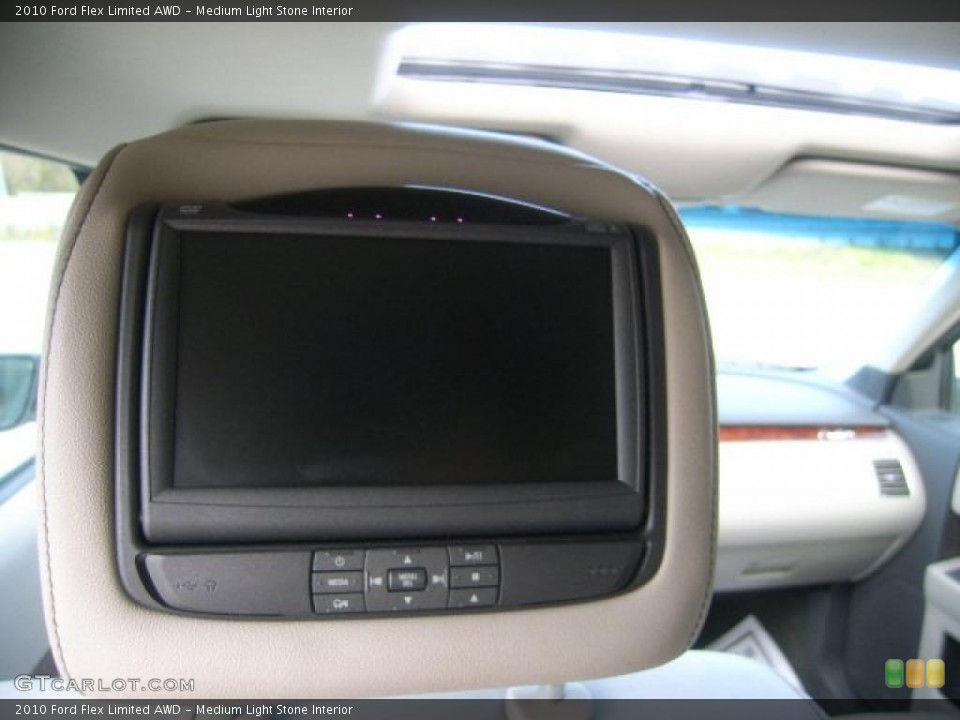 Medium Light Stone Interior Controls for the 2010 Ford Flex Limited AWD #38574056