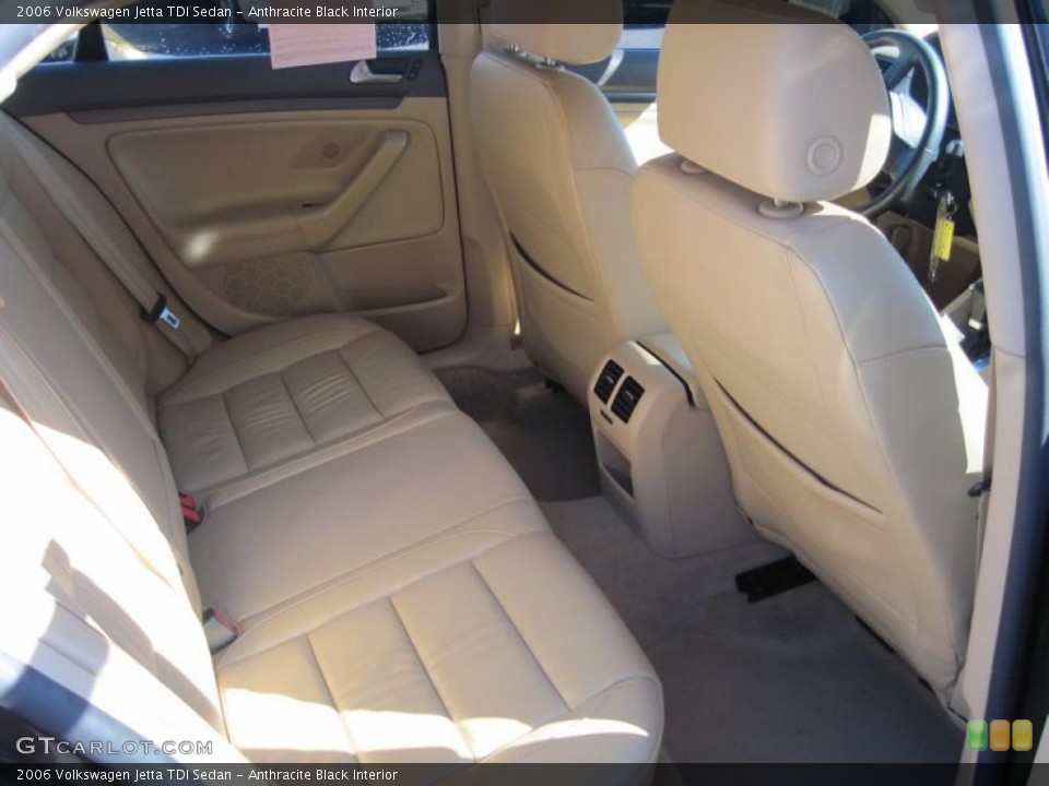 Anthracite Black Interior Photo for the 2006 Volkswagen Jetta TDI Sedan #38574104