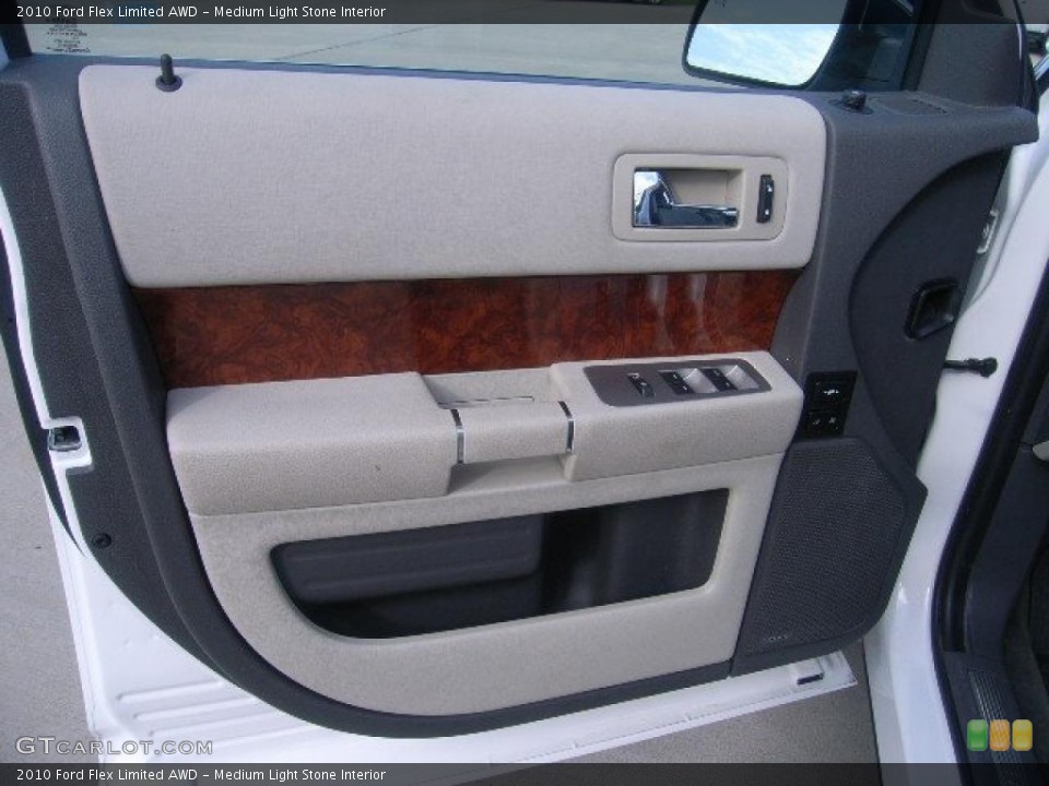 Medium Light Stone Interior Door Panel for the 2010 Ford Flex Limited AWD #38574156