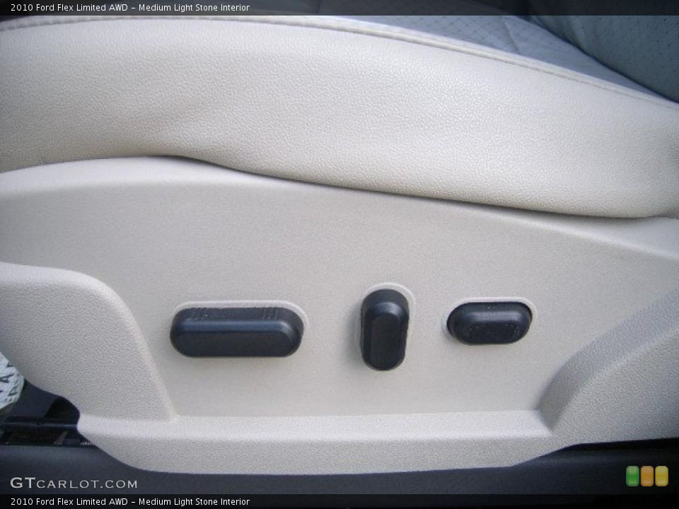 Medium Light Stone Interior Controls for the 2010 Ford Flex Limited AWD #38574220
