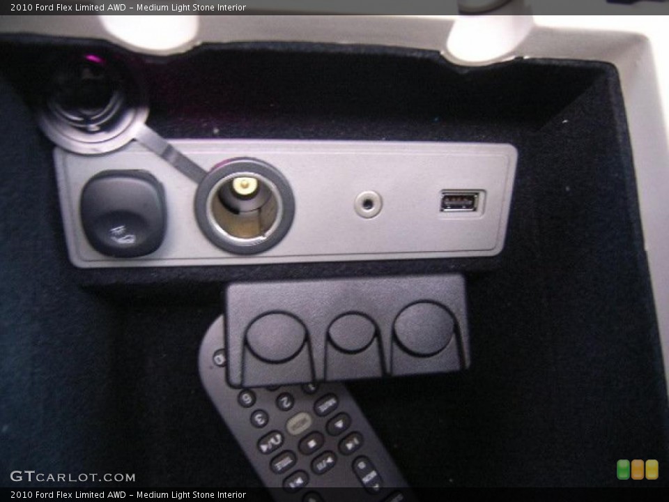 Medium Light Stone Interior Controls for the 2010 Ford Flex Limited AWD #38574248