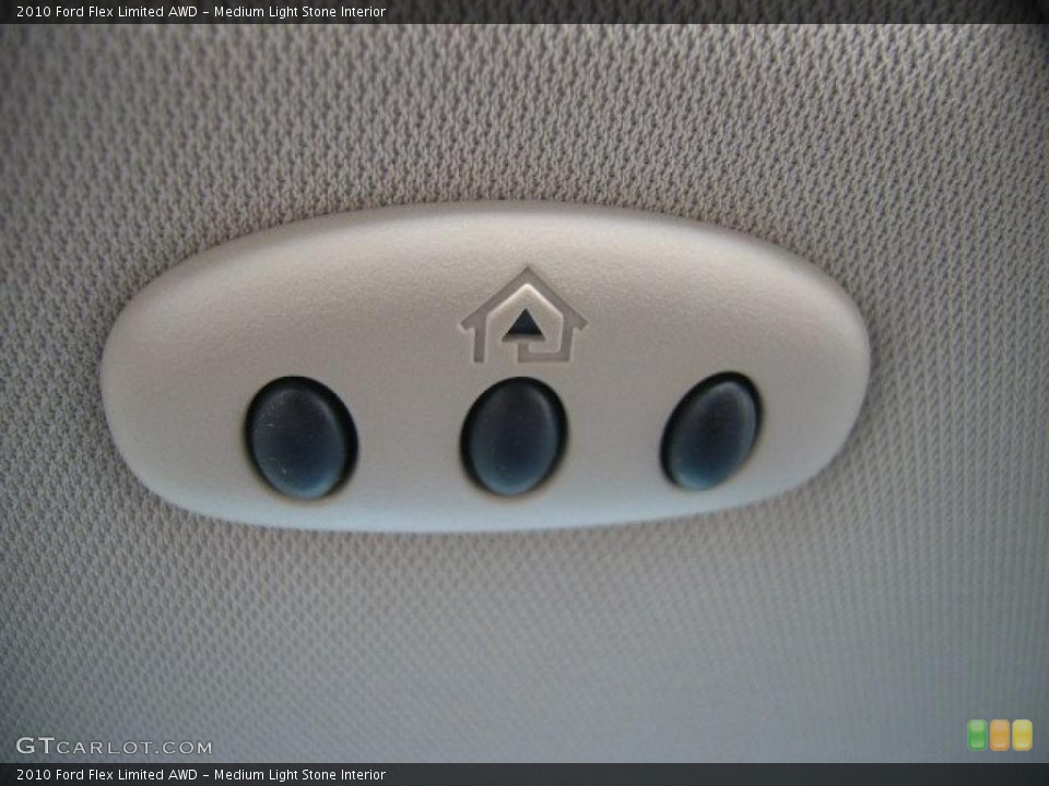 Medium Light Stone Interior Controls for the 2010 Ford Flex Limited AWD #38574392