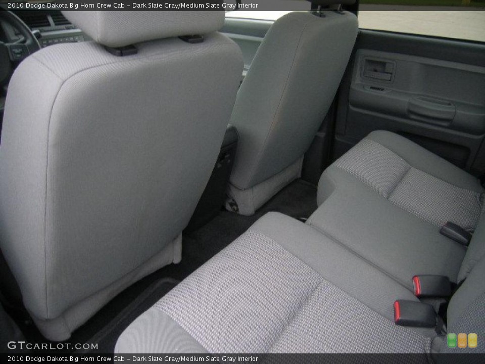 Dark Slate Gray/Medium Slate Gray Interior Photo for the 2010 Dodge Dakota Big Horn Crew Cab #38574860