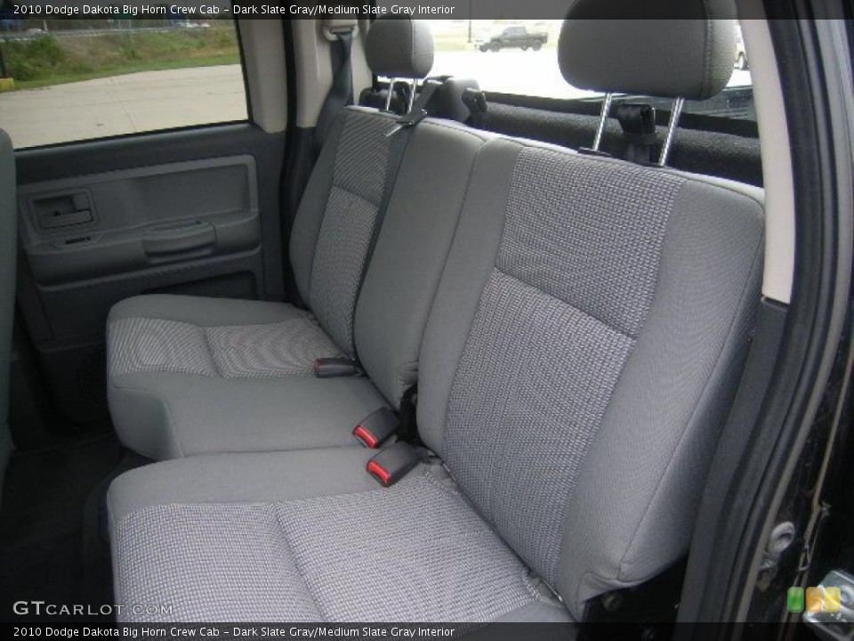Dark Slate Gray/Medium Slate Gray Interior Photo for the 2010 Dodge Dakota Big Horn Crew Cab #38574872