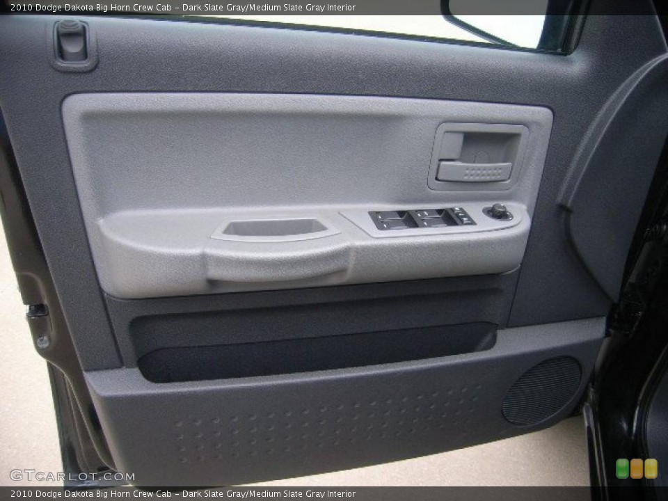 Dark Slate Gray/Medium Slate Gray Interior Door Panel for the 2010 Dodge Dakota Big Horn Crew Cab #38574884