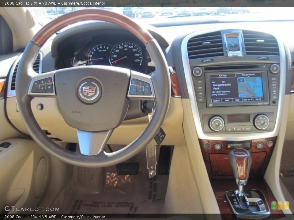 Cashmere/Cocoa Interior Dashboard for the 2008 Cadillac SRX 4 V8 AWD #38575556