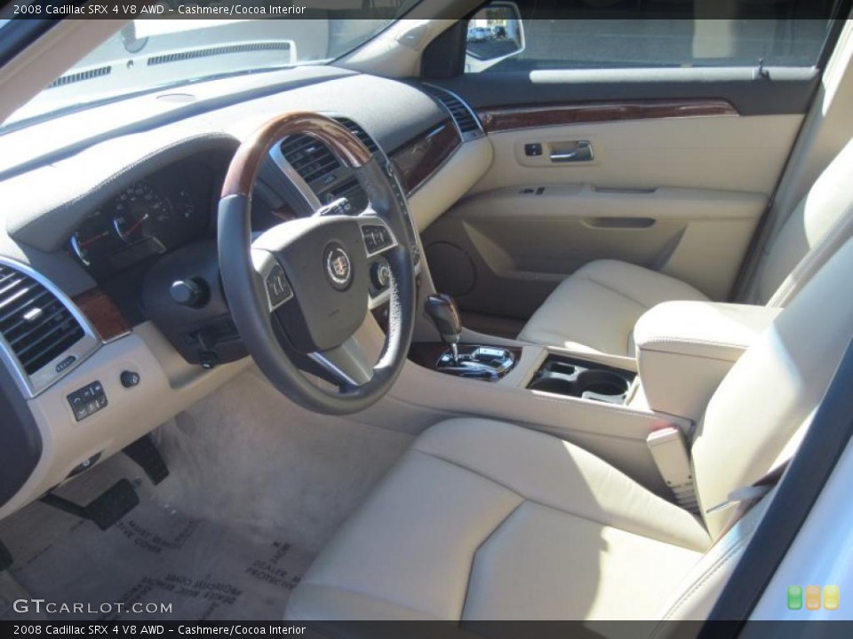 Cashmere/Cocoa Interior Prime Interior for the 2008 Cadillac SRX 4 V8 AWD #38575600
