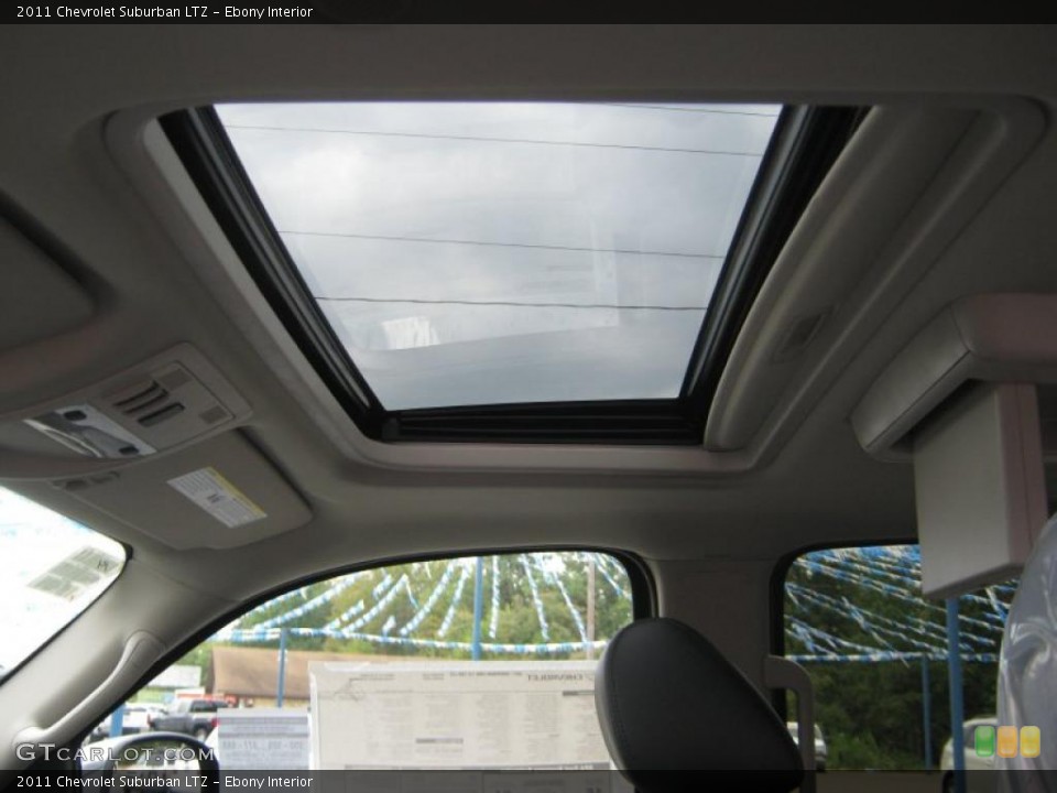 Ebony Interior Sunroof for the 2011 Chevrolet Suburban LTZ #38576208