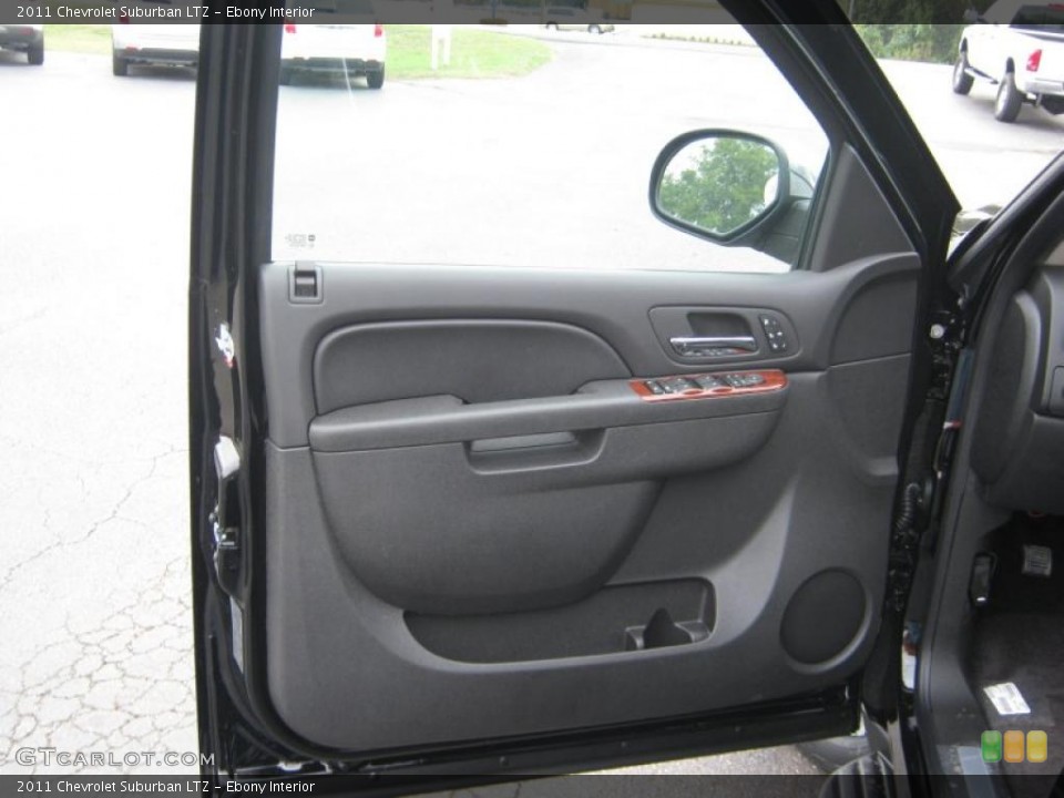 Ebony Interior Door Panel for the 2011 Chevrolet Suburban LTZ #38576336