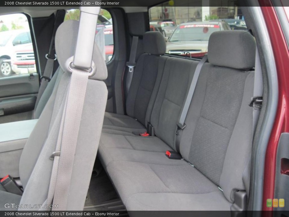 Ebony Interior Photo for the 2008 Chevrolet Silverado 1500 LT Extended Cab #38577484