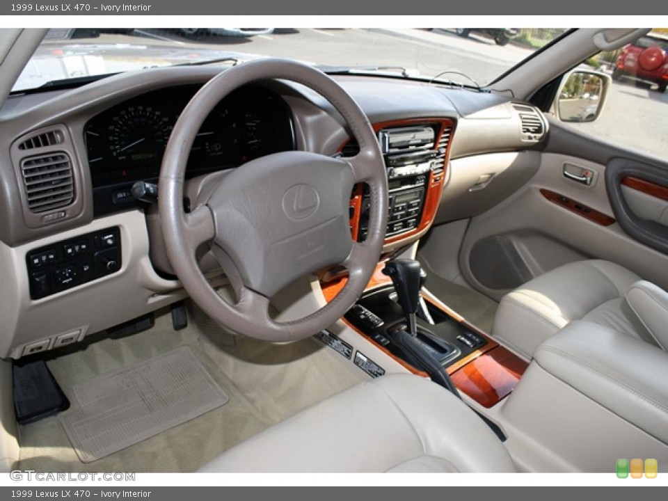 Ivory 1999 Lexus LX Interiors