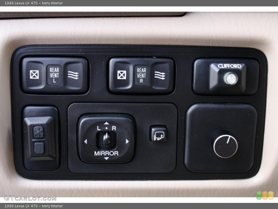 Ivory Interior Controls for the 1999 Lexus LX 470 #38578012