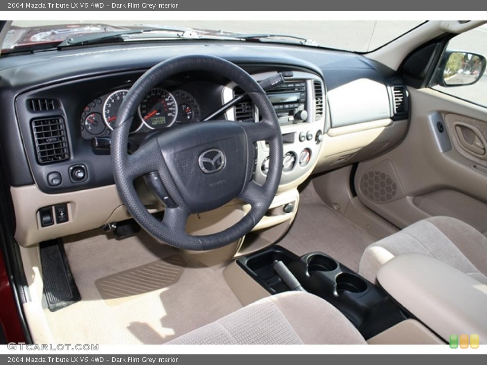 Dark Flint Grey Interior Photo for the 2004 Mazda Tribute LX V6 4WD #38578456
